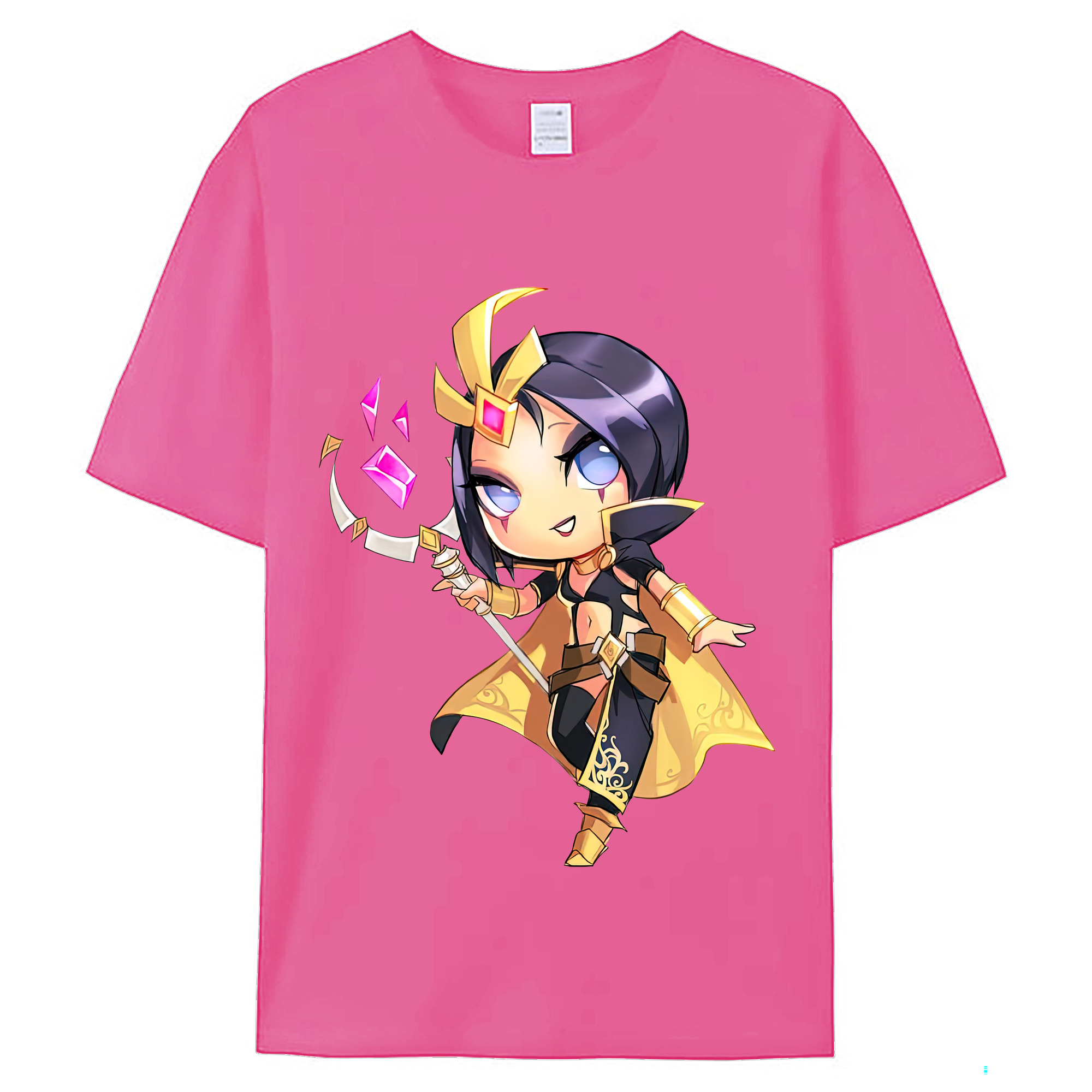 （画像用） リーグ・オブ・レジェンド League of Legends LOL レディースカジュアルプリントTシャツ（綿100％）